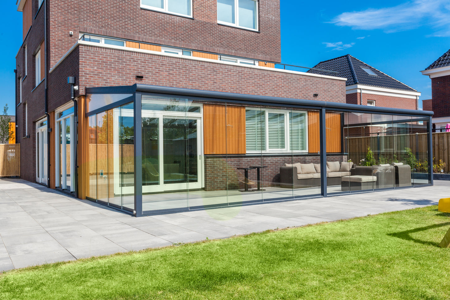 Aluminium Veranda | Deponti Bosco | Modular Interlinkable | Multiple Roof & Post Styles