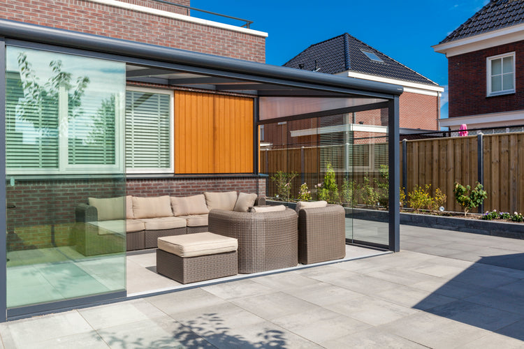 Aluminium Veranda | Deponti Bosco | Modular Interlinkable | Multiple Roof & Post Styles