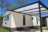 Aluminium Veranda | Deponti Nebbiolo | Slim Profile | Aluminium Beam Covers | Clean Premium Finish