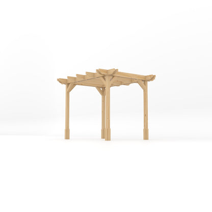 Freestanding Double Premium Pergola - Light Green - 2.4m Width x 3m Length