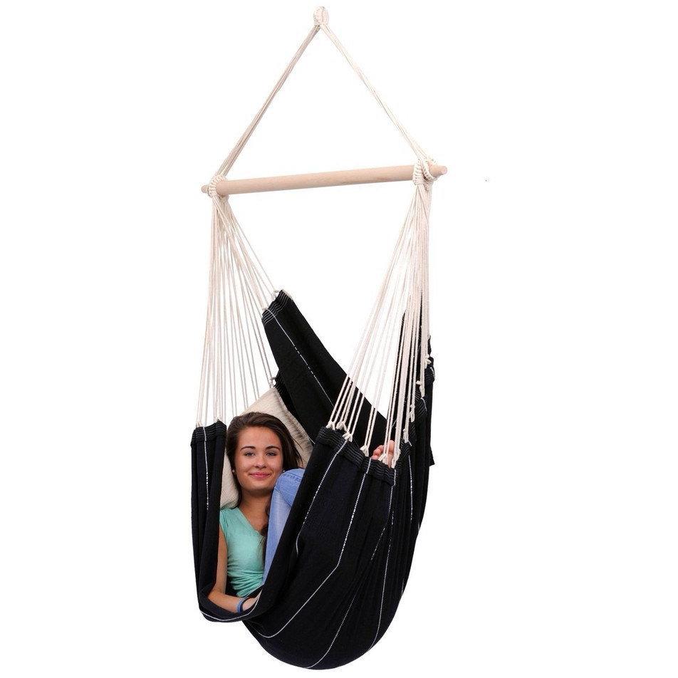 brasil black hammock chair product exterior view
