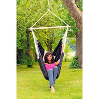 brasil black hammock chair product exterior view — view 2