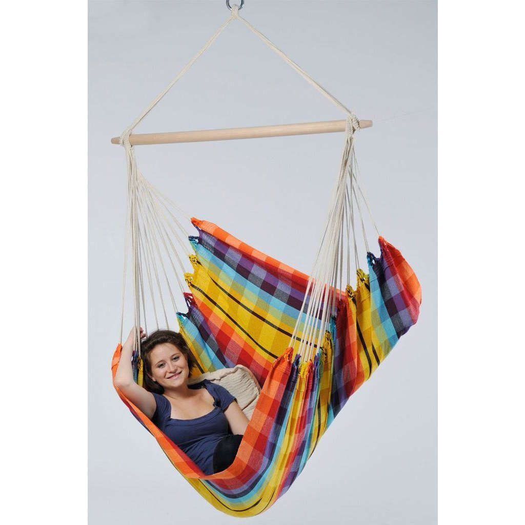 brasil rainbow hammock chair product exterior view — view 2