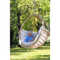 globo single natura hanging egg chair product exterior view