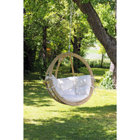 globo single natura hanging egg chair product exterior view — view 2