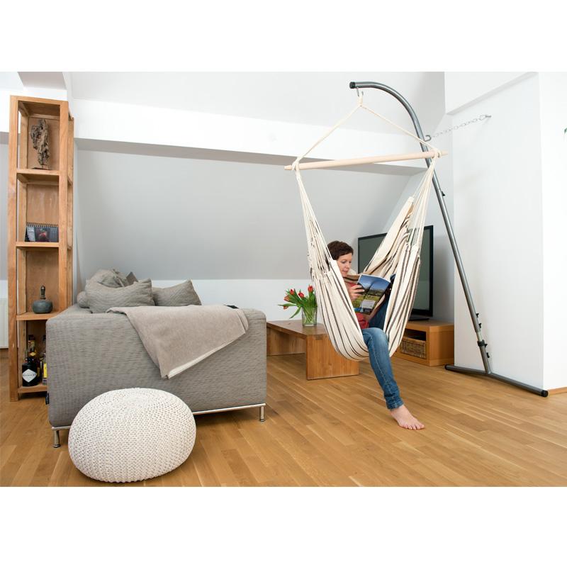 palmera rockstone hammock chair stand product exterior view — view 2