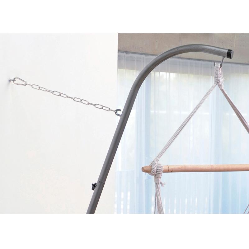 palmera rockstone hammock chair stand product exterior view — view 6