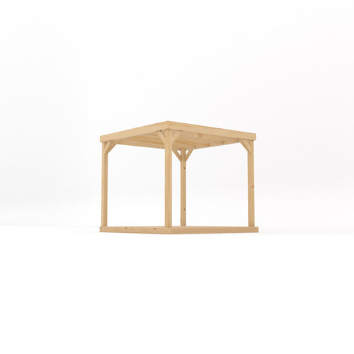 Freestanding Box Pergola with Decking Kit | Timber | Multiple Sizes