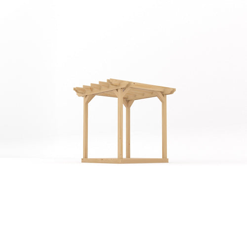 Freestanding Double Garden Pergola with Decking Kit | Timber | Multiple Sizes