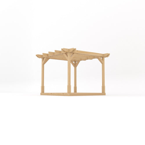 Freestanding Double Premium Pergola with Decking Kit | Timber | Multiple Sizes