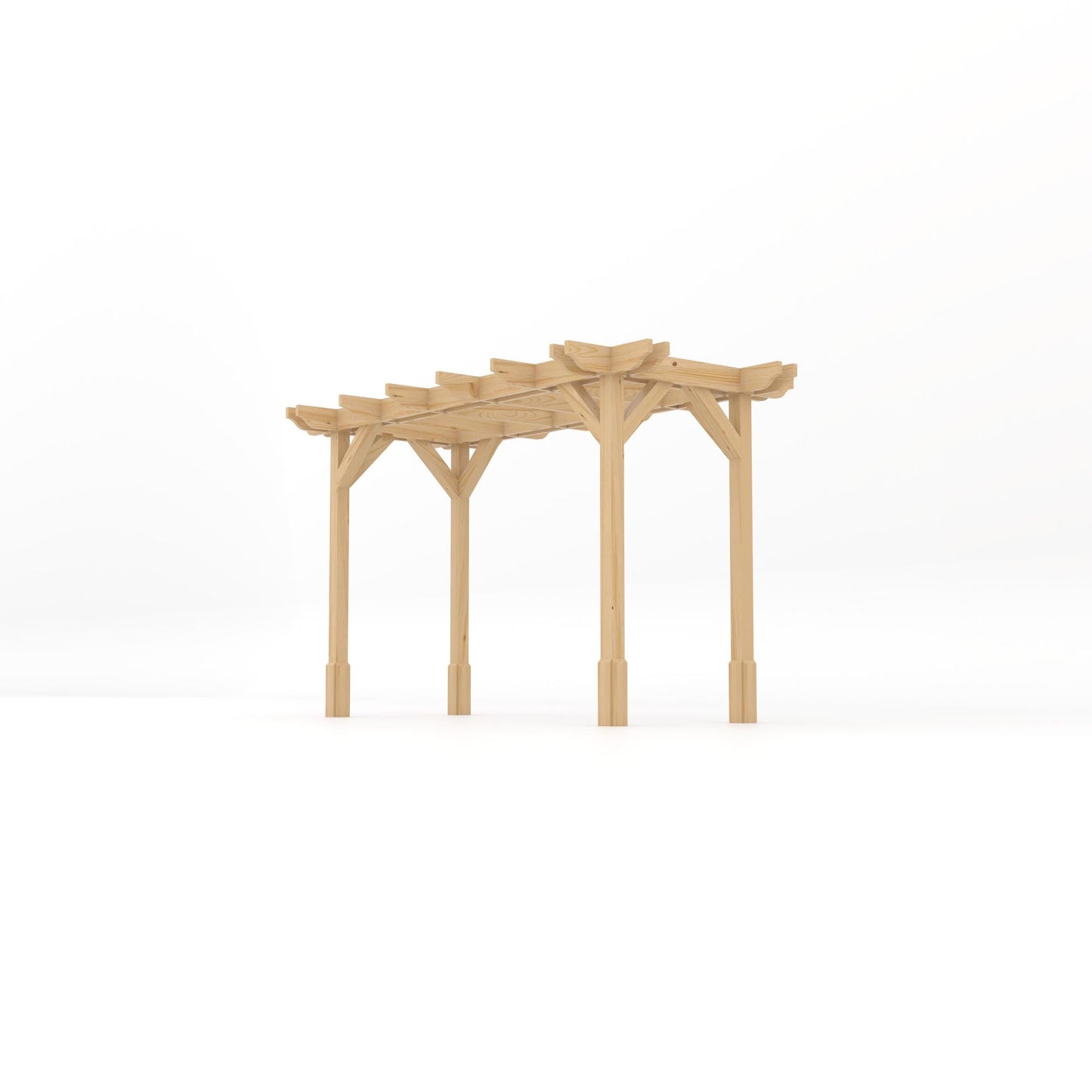 Freestanding Double Premium Pergola - Light Green - 1.8m Width x 3.6m Length