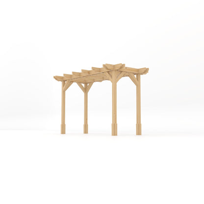 Freestanding Double Premium Pergola - Light Green - 1.8m Width x 3.6m Length