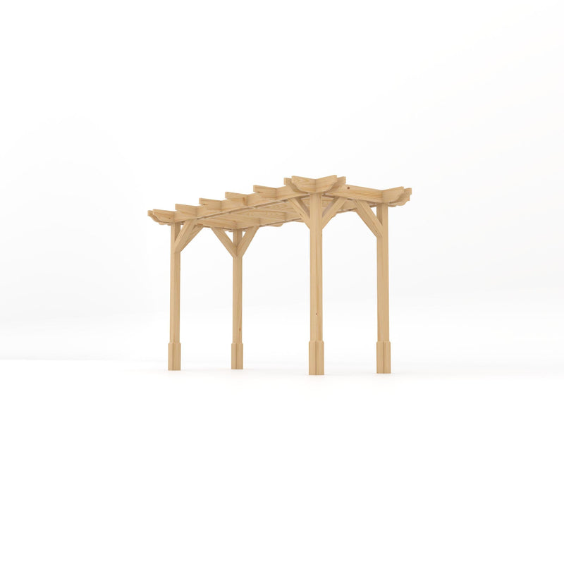 Freestanding Double Premium Pergola - Light Green - 1.8m Width x 3.6m Length