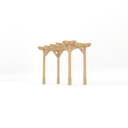 Freestanding Double Premium Pergola - Light Green - 1.8m Width x 3m Length