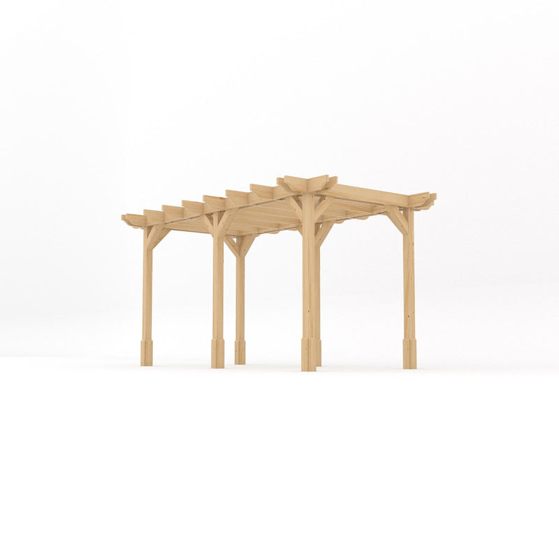 Freestanding Double Premium Pergola - Light Green - 1.8m Width x 4.2m Length