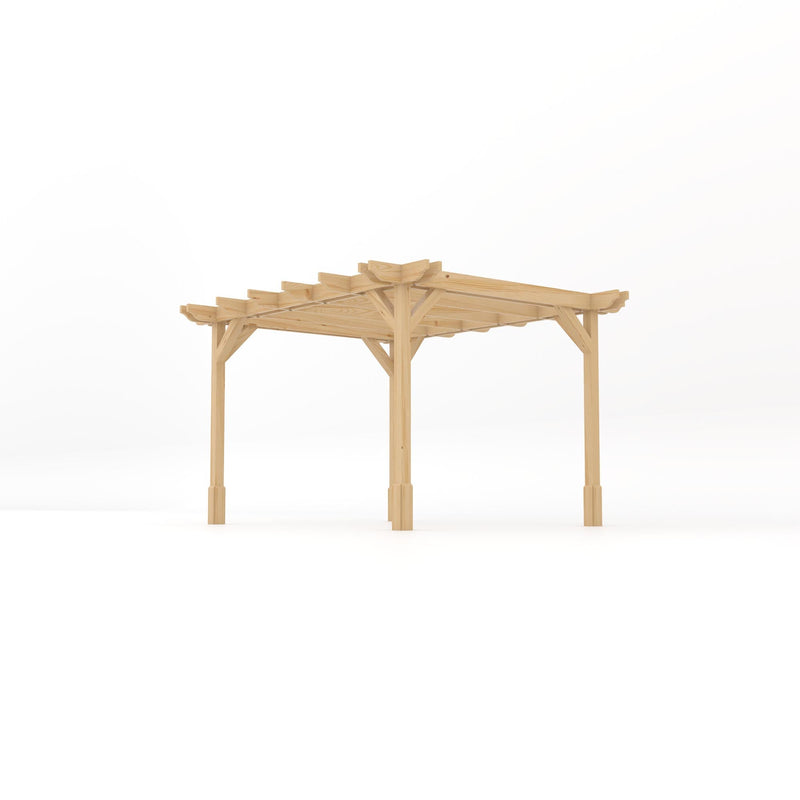 Freestanding Double Premium Pergola - Light Green - 3m Width x 3.6m Length
