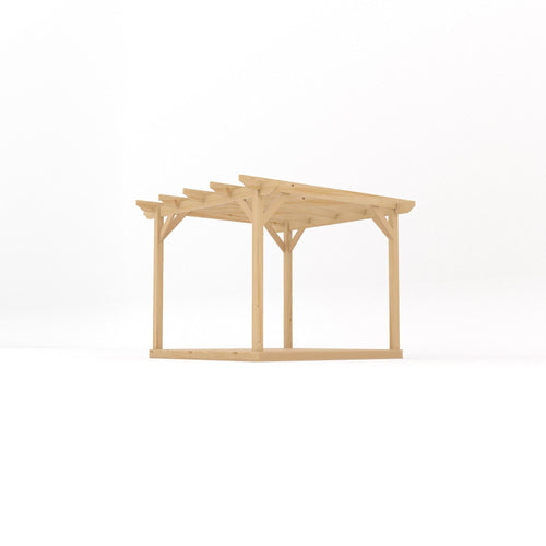 Freestanding Garden Pergola with Decking Kit | Timber | Multiple Sizes