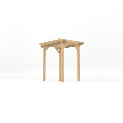 Freestanding Garden Pergola - Light Green - 1.8m Width x 2.4m Length