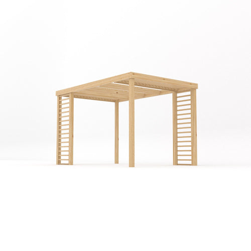 Freestanding Panel Pergola | Timber | Privacy Panel Sides | Multiple Sizes