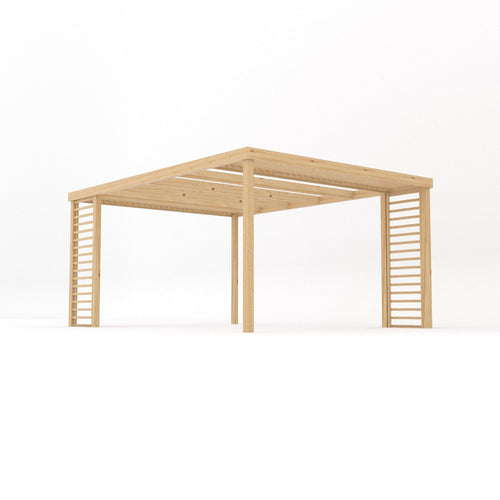 Freestanding Panel Pergola | Timber | Privacy Panel Sides | Multiple Sizes