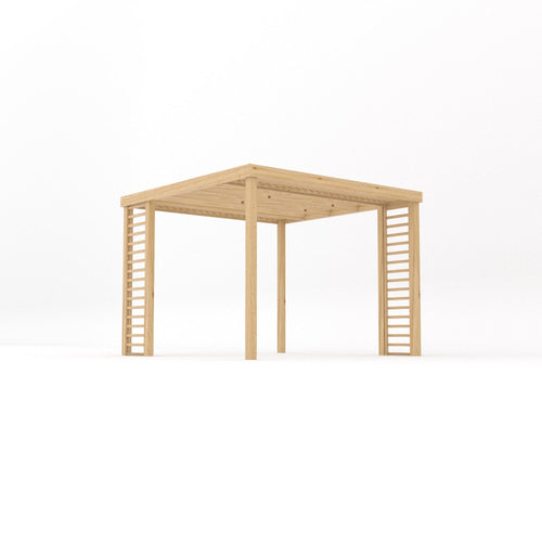 Freestanding Panel Pergola | Timber | Privacy Panel Sides | Multiple Sizes