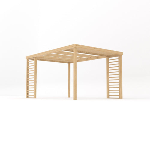Freestanding Panel Pergola | Timber | Privacy Panel Sides | Multiple Sizes