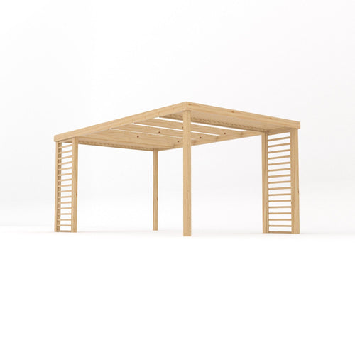 Freestanding Panel Pergola | Timber | Privacy Panel Sides | Multiple Sizes
