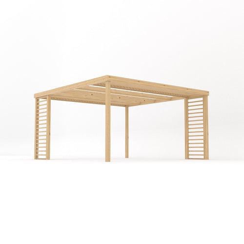 Freestanding Panel Pergola | Timber | Privacy Panel Sides | Multiple Sizes