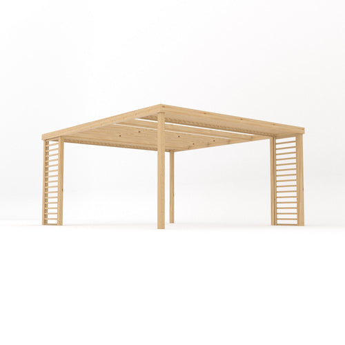 Freestanding Panel Pergola | Timber | Privacy Panel Sides | Multiple Sizes