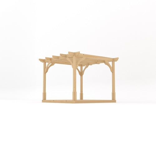 Freestanding Premium Pergola with Decking Kit | Timber | Multiple Sizes