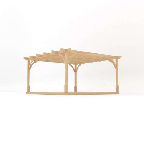 Freestanding Premium Pergola with Decking Kit | Timber | Multiple Sizes