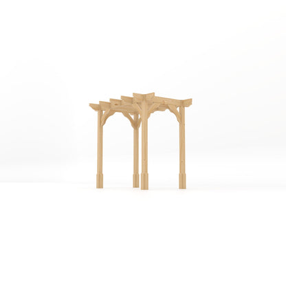 Freestanding Premium Pergola - Light Green - 1.8m Width x 2.4m Length