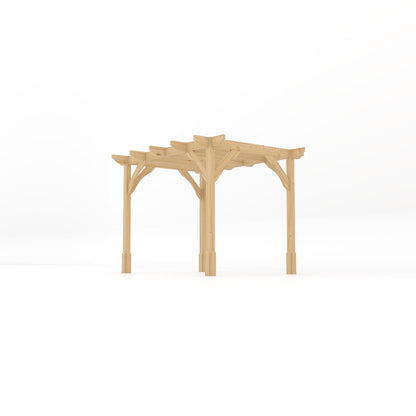 Freestanding Premium Pergola - Light Green - 2.4m Width x 3m Length