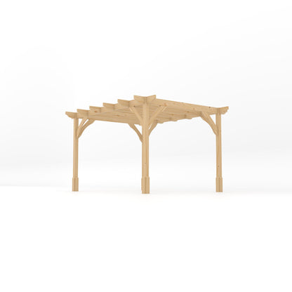 Freestanding Premium Pergola - Light Green - 3m Width x 3.6m Length