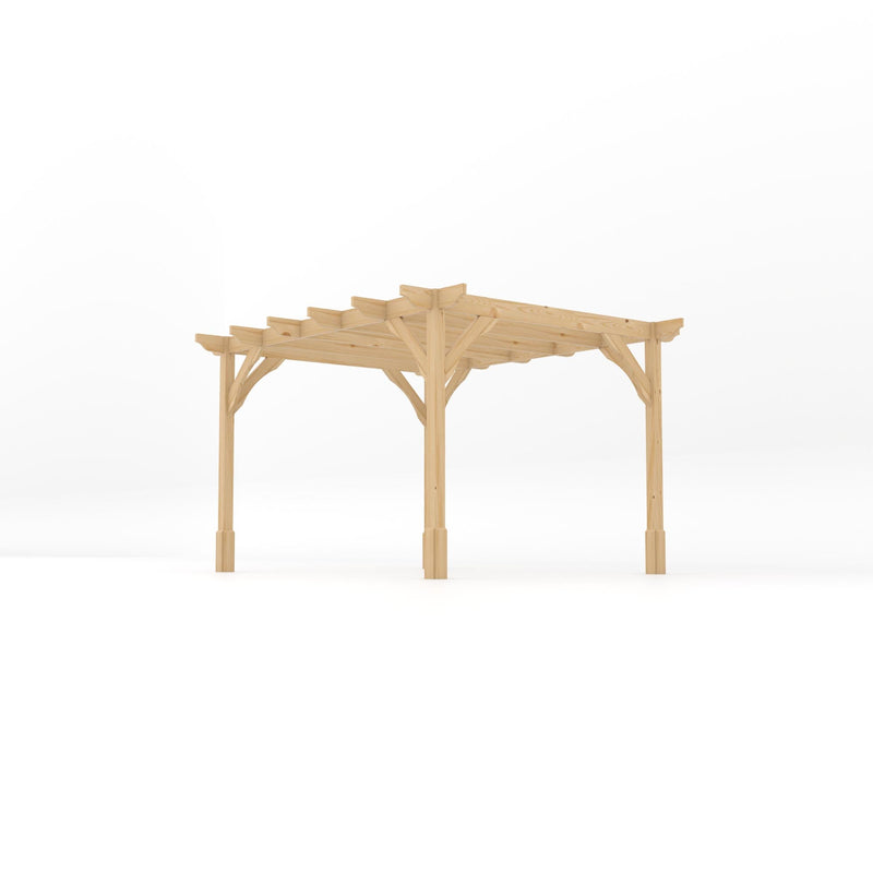 Freestanding Premium Pergola - Light Green - 3m Width x 3.6m Length