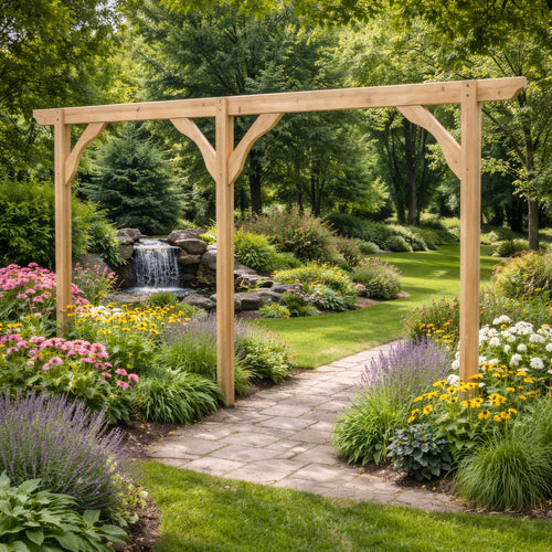 Freestanding Screen Pergola | Timber | Full Privacy Screen | Multiple Sizes