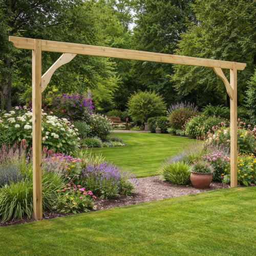 Freestanding Screen Pergola | Timber | Full Privacy Screen | Multiple Sizes