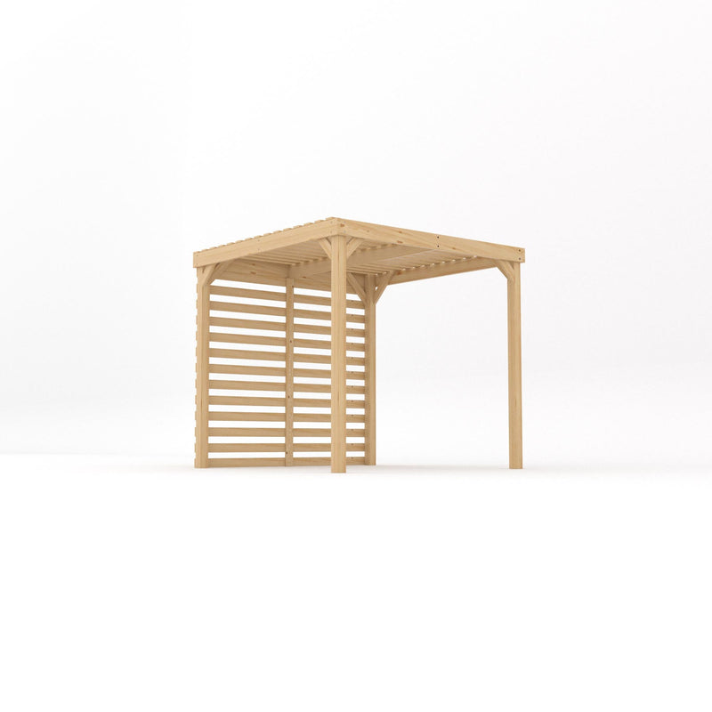 Freestanding Shade Pergola - Light Green - 2.4m Width x 2.4m Length