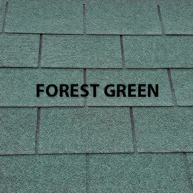 Felt Shingle Roof Porch - Rustic Brown - 1.22m Depth x 1.8m Width