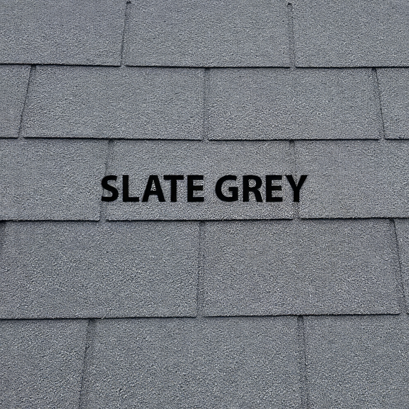 Wall Mounted Felt Shingle Roof Gazebo - Rustic Brown - 3.5m Depth x 6.5m Width