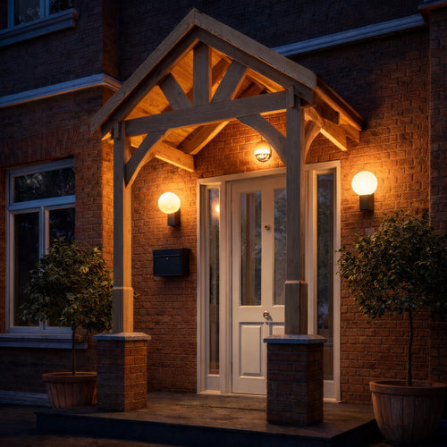 Slate Tile Roof Porch Canopy | Timber | Multiple Sizes