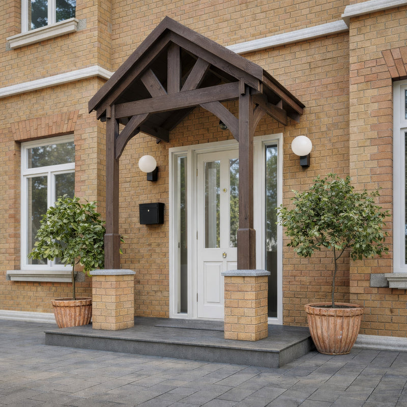Slate Tile Roof Porch - Rustic Brown - 1.22m Depth x 1.8m Width