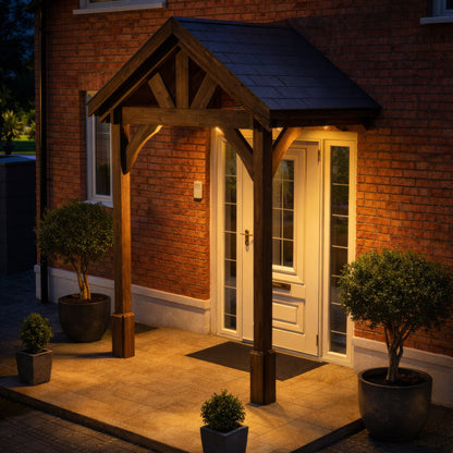 Slate Tile Roof Porch - Rustic Brown - 1.22m Depth x 1.8m Width