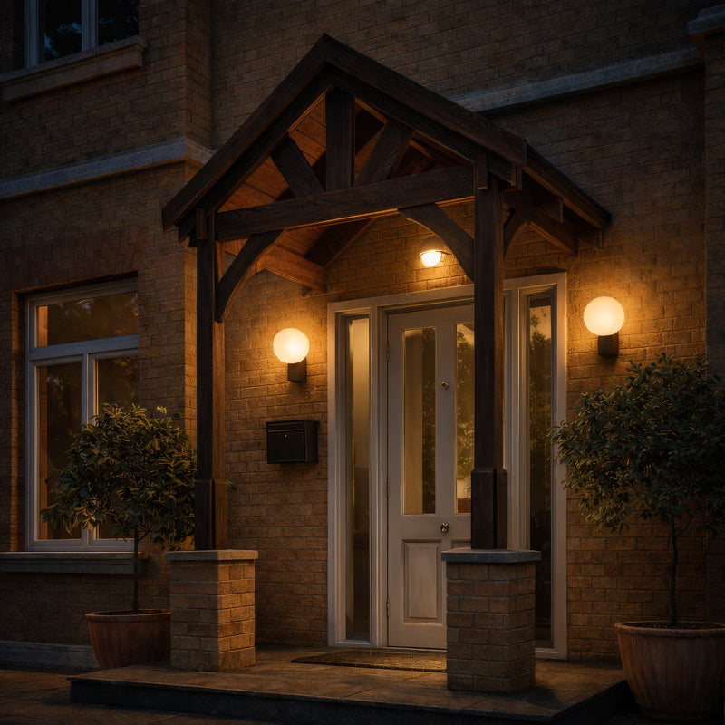 Slate Tile Roof Porch - Rustic Brown - 1.22m Depth x 1.8m Width