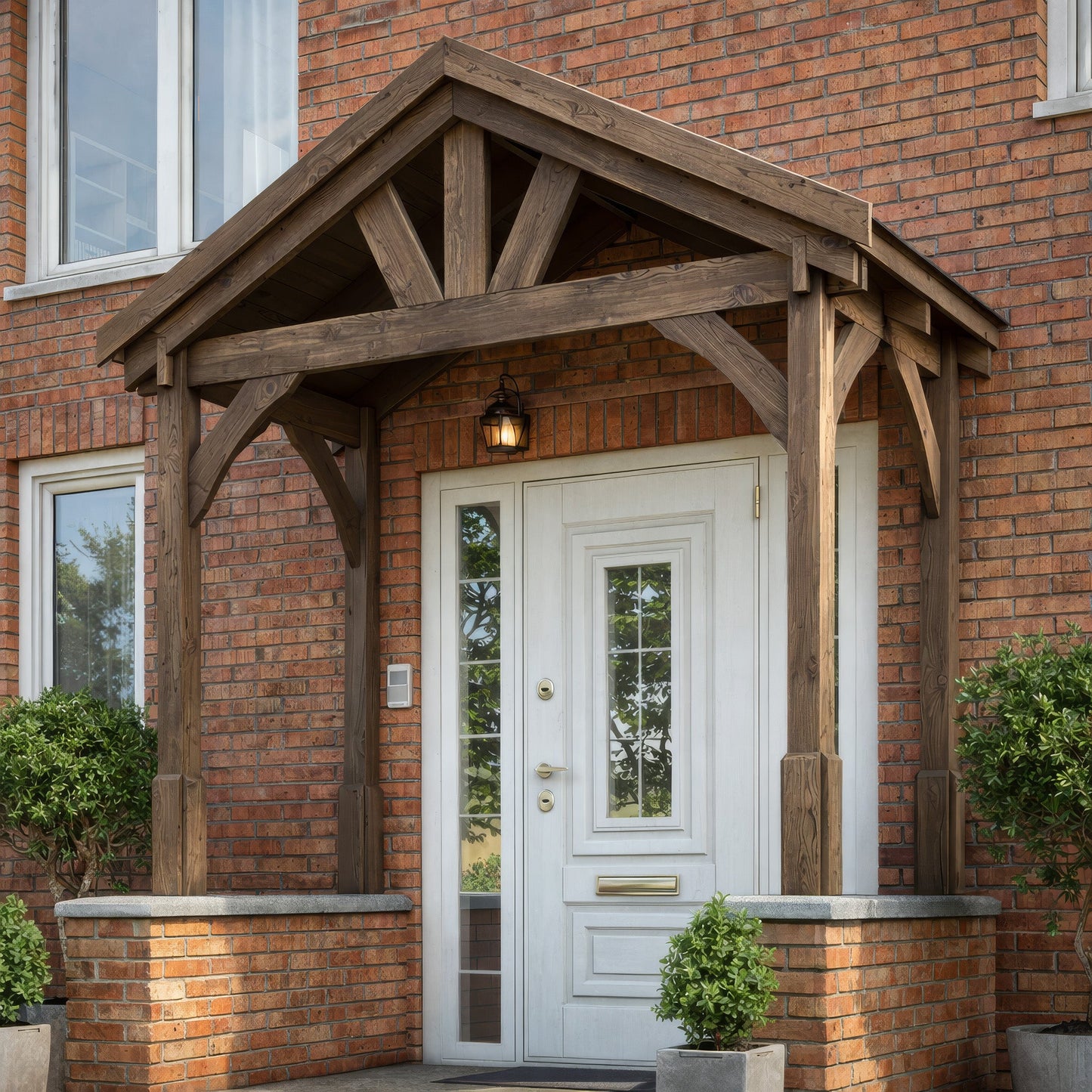 Slate Tile Roof Porch - Rustic Brown - 1.22m Depth x 2.4m Width
