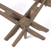 Pergola | Timber Double Garden Pergola | Freestanding Garden Structure | Open Slatted Roof | Rustic Brown | 1.8m Width x 4.8m Length