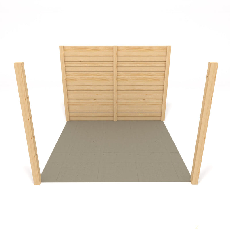 Freestanding Premium Pergola - Light Green - 1.8m Width x 7.2m Length