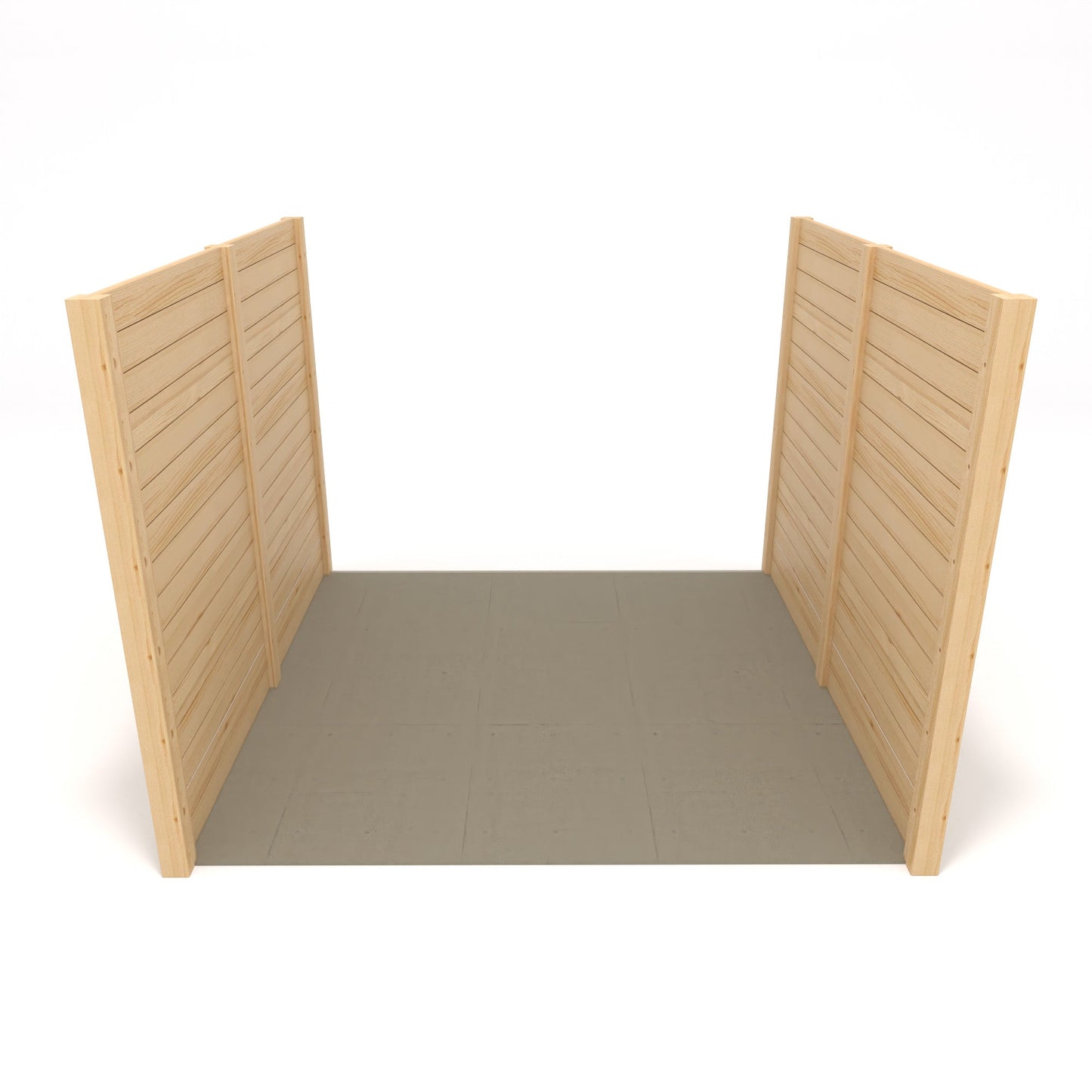Wall Mounted Premium Pergola - Light Green - 4.8m Depth x 6m Length
