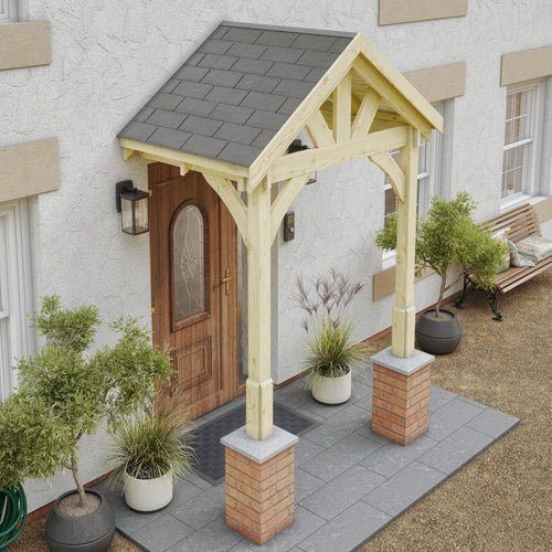 Felt Shingle Roof Porch Canopy | Timber | Multiple Sizes
