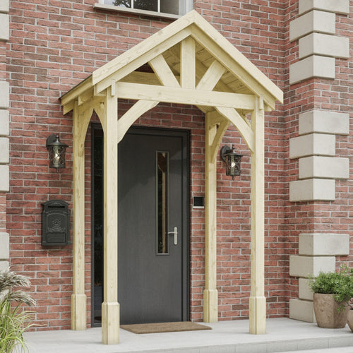 Felt Shingle Roof Porch Canopy | Timber | Multiple Sizes